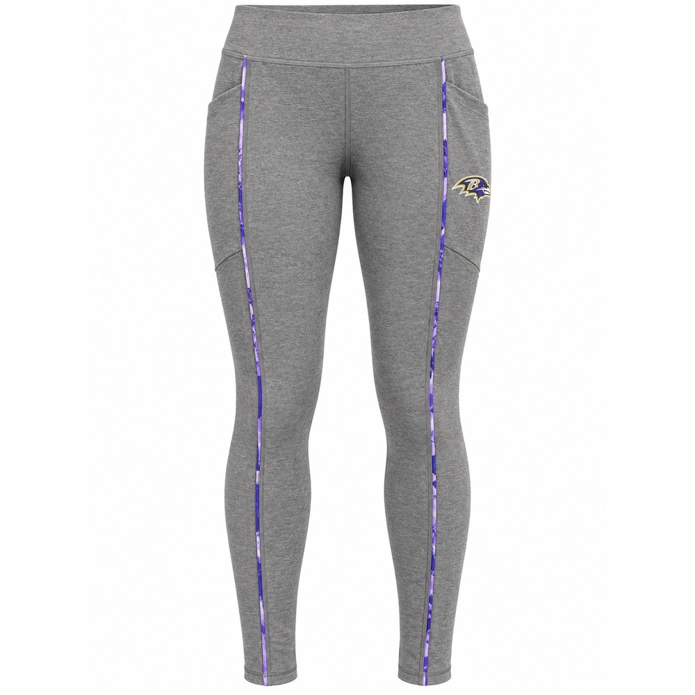 Certo Baltimore Ravens Assembly Leggings Womens S Gray Purple NWT NFL Football